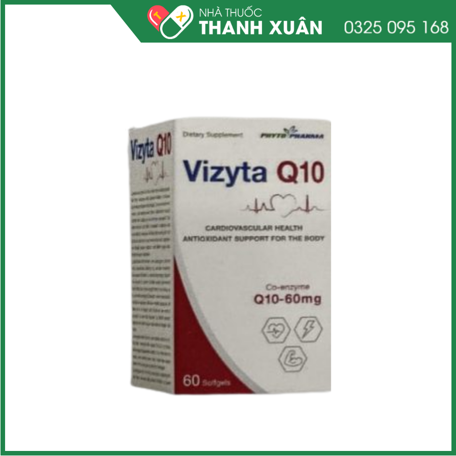 Vizyta Q10- Hỗ trợ bảo vệ sức khỏe tim mạch - Domain Name